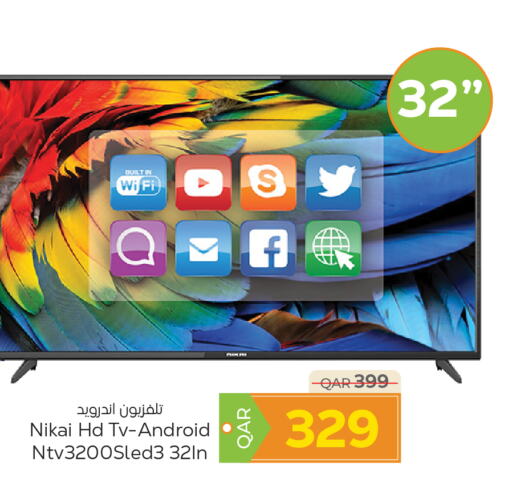 NIKAI Smart TV  in Paris Hypermarket in Qatar - Al Rayyan