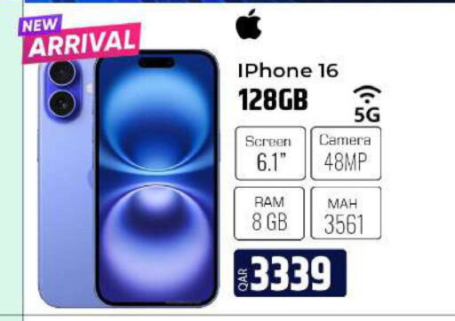 APPLE iPhone 16  in Al Rawabi Electronics in Qatar - Doha