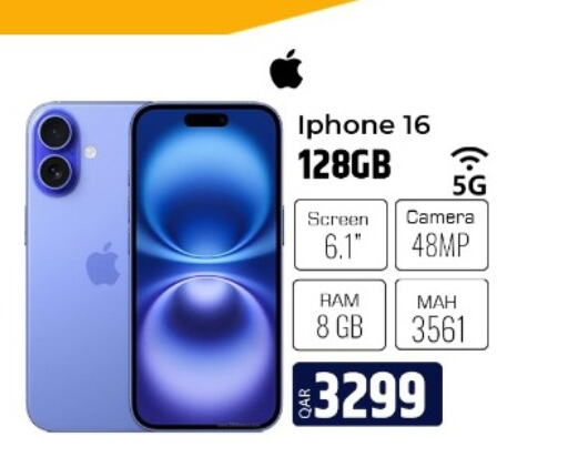 APPLE iPhone 16  in Al Rawabi Electronics in Qatar - Al Rayyan