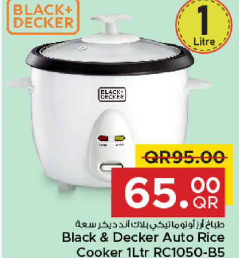 BLACK+DECKER Rice Cooker  in Family Food Centre in Qatar - Al Wakra