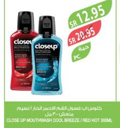 CLOSE UP Mouthwash  in Farm  in KSA, Saudi Arabia, Saudi - Dammam