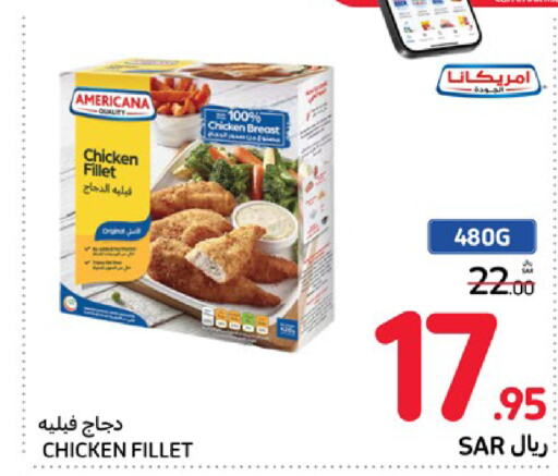 AMERICANA Chicken Fillet  in Carrefour in KSA, Saudi Arabia, Saudi - Sakaka