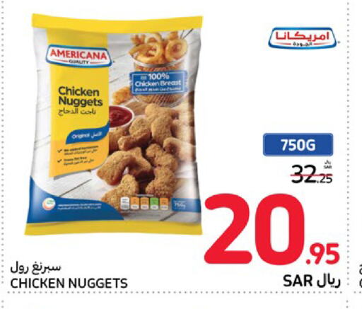 AMERICANA Chicken Nuggets  in Carrefour in KSA, Saudi Arabia, Saudi - Medina