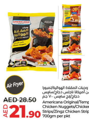 AMERICANA Chicken Strips  in Lulu Hypermarket in UAE - Umm al Quwain