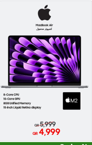 APPLE Laptop  in Techno Blue in Qatar - Al Wakra