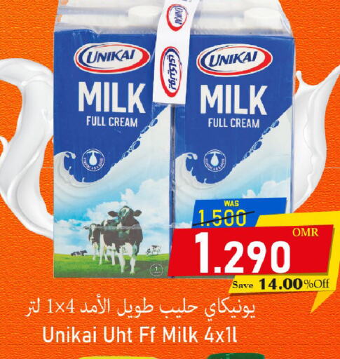 UNIKAI Full Cream Milk  in Al Qoot Hypermarket in Oman - Muscat