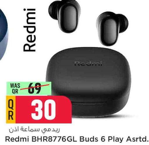 REDMI Earphone  in Safari Hypermarket in Qatar - Al Daayen