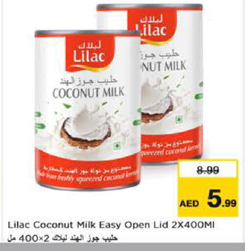 LILAC Coconut Milk  in Nesto Hypermarket in UAE - Sharjah / Ajman