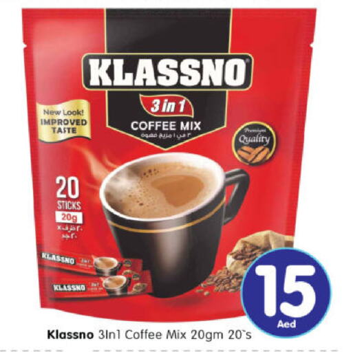 KLASSNO Coffee  in Al Madina Hypermarket in UAE - Abu Dhabi