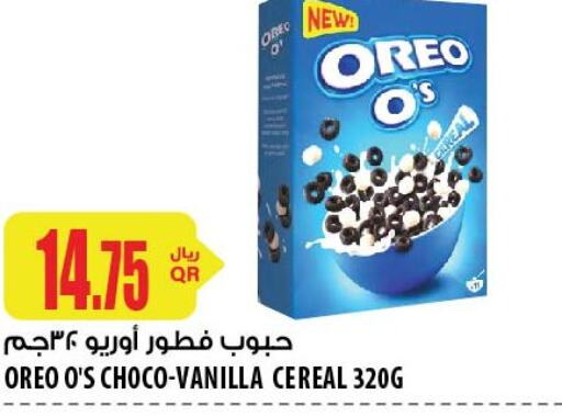 OREO حبوب الإفطار  in شركة الميرة للمواد الاستهلاكية in قطر - الخور