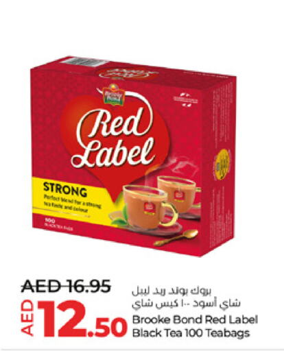 RED LABEL Tea Bags  in Lulu Hypermarket in UAE - Abu Dhabi