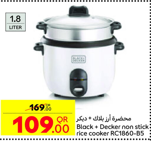 BLACK+DECKER Rice Cooker  in Carrefour in Qatar - Al Daayen