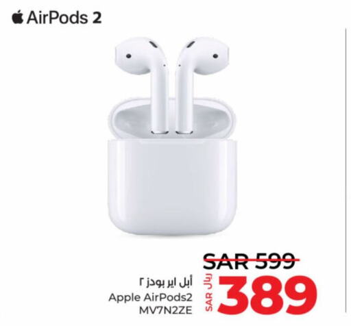 APPLE Earphone  in LULU Hypermarket in KSA, Saudi Arabia, Saudi - Unayzah