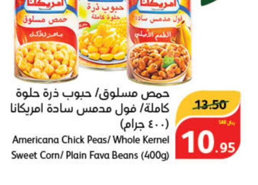 AMERICANA Fava Beans  in Hyper Panda in KSA, Saudi Arabia, Saudi - Buraidah