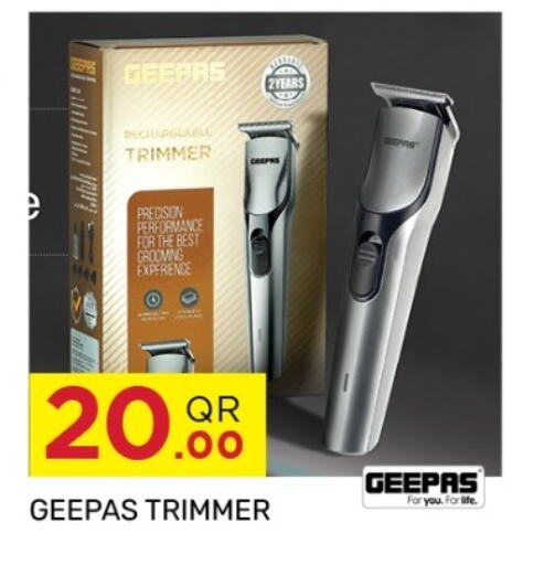 GEEPAS Hair Remover   in Kabayan Hypermarket in Qatar - Al Shamal