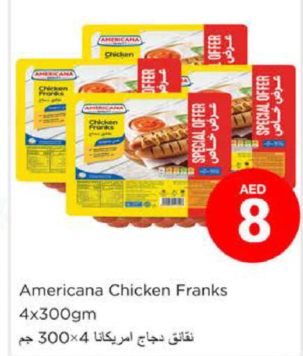 AMERICANA Chicken Franks  in Nesto Hypermarket in UAE - Sharjah / Ajman