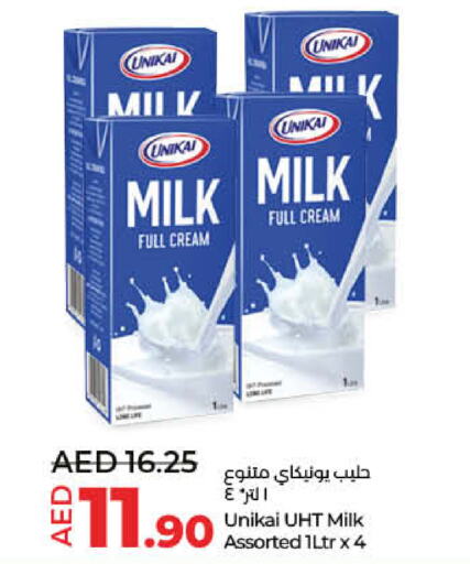 UNIKAI Long Life / UHT Milk  in Lulu Hypermarket in UAE - Fujairah