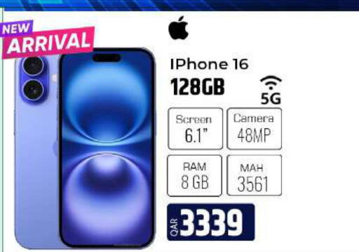 APPLE iPhone 16  in Al Rawabi Electronics in Qatar - Al Rayyan