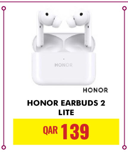 HONOR Earphone  in Digital Zone Trading in Qatar - Umm Salal