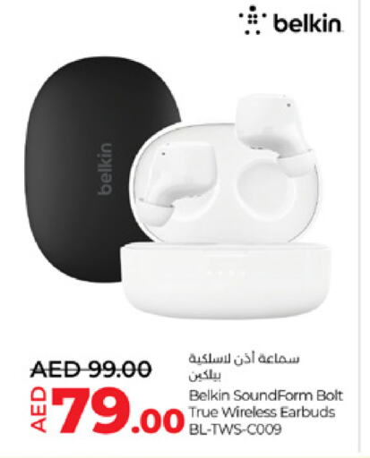 BELKIN Earphone  in Lulu Hypermarket in UAE - Fujairah