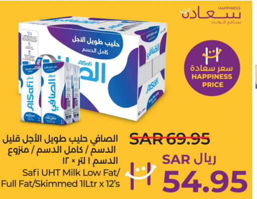 AL SAFI Long Life / UHT Milk  in LULU Hypermarket in KSA, Saudi Arabia, Saudi - Al Hasa