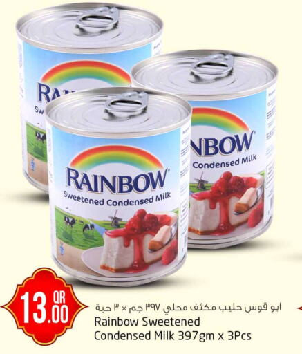 RAINBOW Condensed Milk  in Safari Hypermarket in Qatar - Al Rayyan