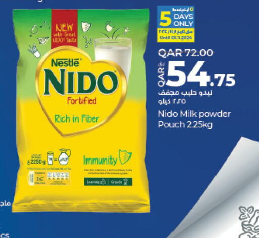 NIDO Milk Powder  in LuLu Hypermarket in Qatar - Al Rayyan