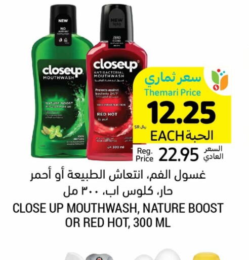 CLOSE UP Mouthwash  in Tamimi Market in KSA, Saudi Arabia, Saudi - Unayzah