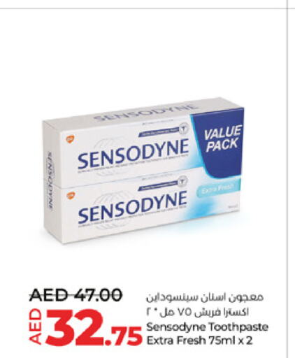 SENSODYNE Toothpaste  in Lulu Hypermarket in UAE - Al Ain