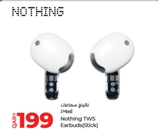 NOTHING Earphone  in LuLu Hypermarket in Qatar - Umm Salal