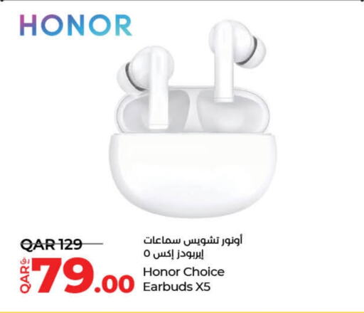 HONOR Earphone  in LuLu Hypermarket in Qatar - Umm Salal