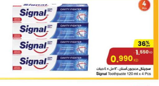 SIGNAL Toothpaste  in The Sultan Center in Kuwait - Kuwait City