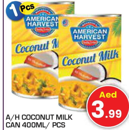 AMERICAN HARVEST Coconut Milk  in Baniyas Spike  in UAE - Umm al Quwain