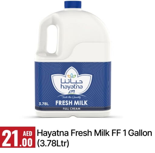 HAYATNA Fresh Milk  in Al Aswaq Hypermarket in UAE - Ras al Khaimah