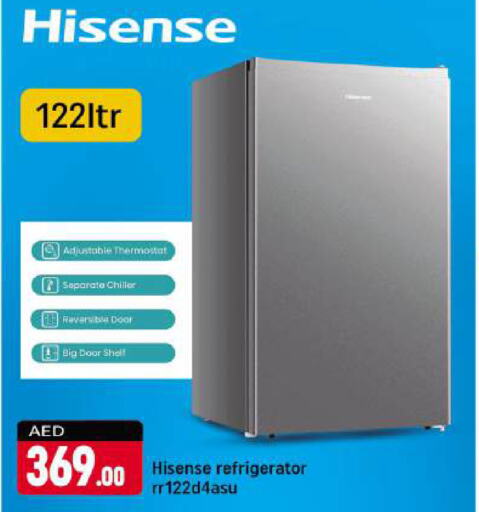 HISENSE ثلاجة  in شكلان ماركت in الإمارات العربية المتحدة , الامارات - دبي