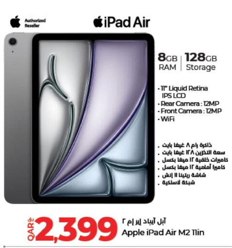 APPLE iPad  in LuLu Hypermarket in Qatar - Al Rayyan