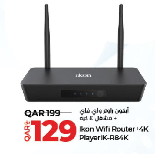 IKON Wifi Router  in LuLu Hypermarket in Qatar - Al Wakra