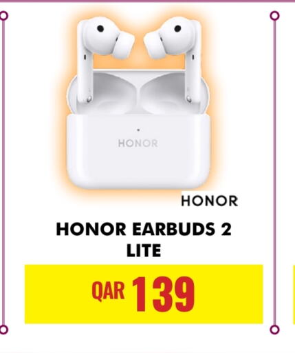 HONOR Earphone  in Digital Zone Trading in Qatar - Umm Salal