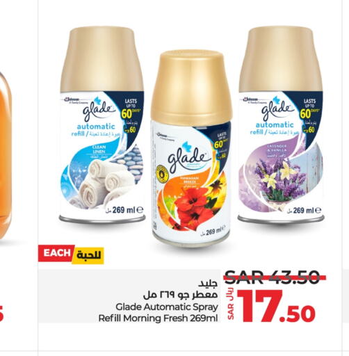 GLADE Air Freshner  in LULU Hypermarket in KSA, Saudi Arabia, Saudi - Hail