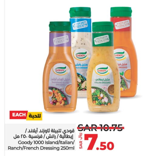 GOODY Dressing  in LULU Hypermarket in KSA, Saudi Arabia, Saudi - Al Hasa