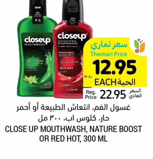 CLOSE UP Mouthwash  in Tamimi Market in KSA, Saudi Arabia, Saudi - Ar Rass