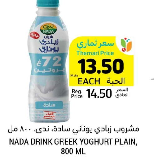 NADA Greek Yoghurt  in Tamimi Market in KSA, Saudi Arabia, Saudi - Ar Rass