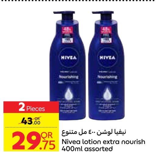 Nivea Body Lotion & Cream  in Carrefour in Qatar - Doha