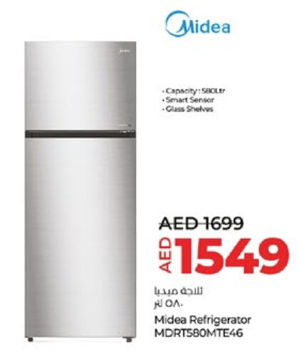 MIDEA Refrigerator  in Lulu Hypermarket in UAE - Al Ain