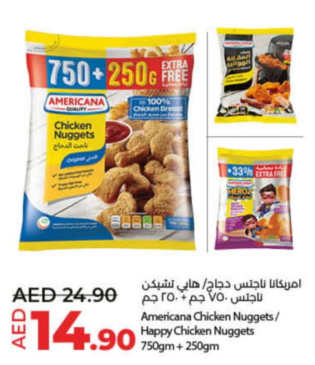 AMERICANA Chicken Nuggets  in Lulu Hypermarket in UAE - Fujairah