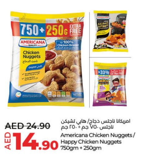 AMERICANA Chicken Nuggets  in Lulu Hypermarket in UAE - Fujairah