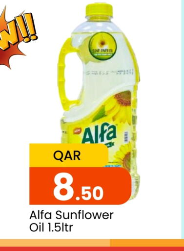 ALFA Sunflower Oil  in Paris Hypermarket in Qatar - Doha