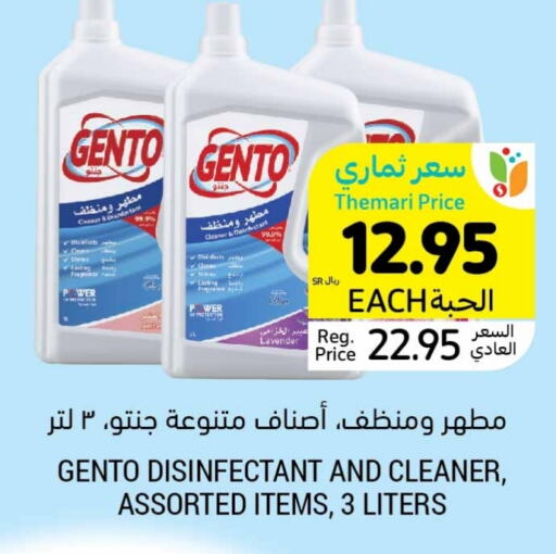 GENTO Disinfectant  in Tamimi Market in KSA, Saudi Arabia, Saudi - Jubail