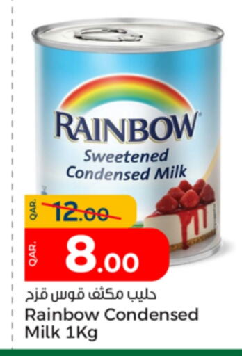 RAINBOW Condensed Milk  in Paris Hypermarket in Qatar - Al Khor