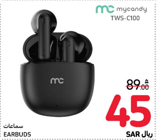 MYCANDY Earphone  in Carrefour in KSA, Saudi Arabia, Saudi - Riyadh